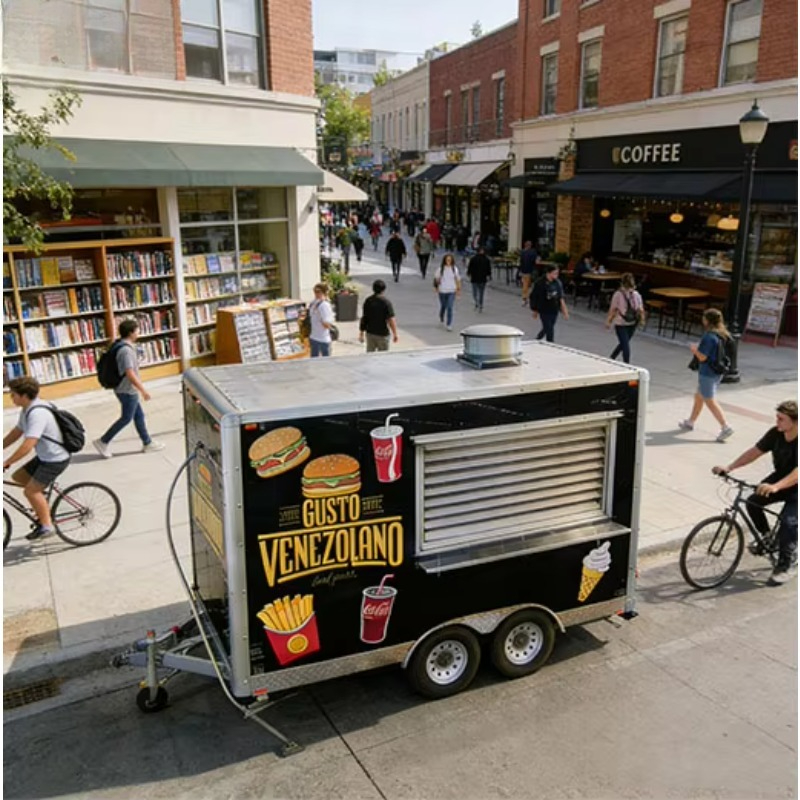 Square-shaped Restaurant Equip - Coffee Van Equipment recension och pris