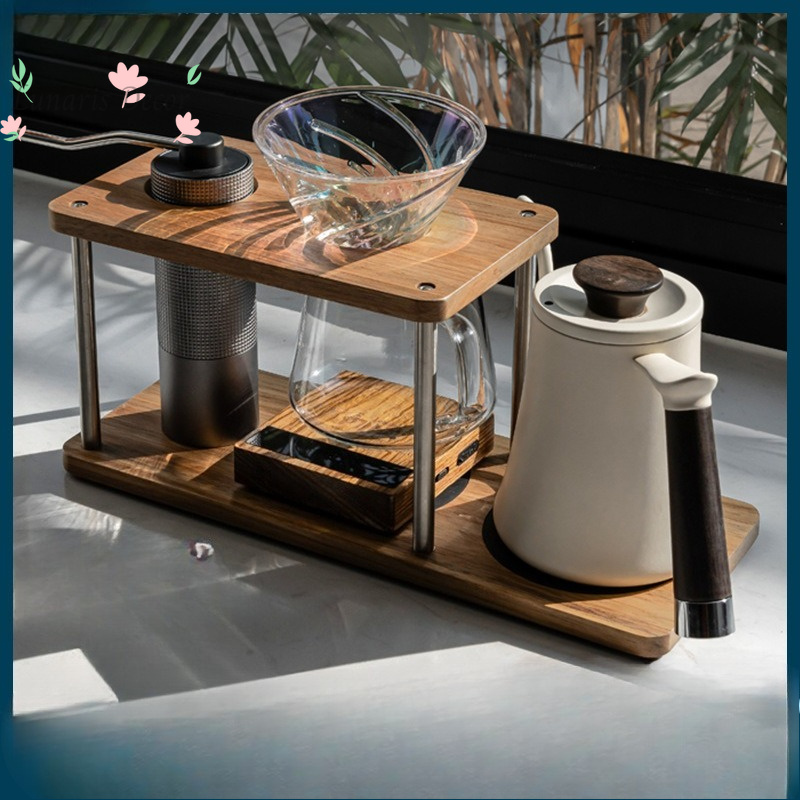 Solid wood pour-over stand, po - Coffee Equipment Pour Over recension och pris