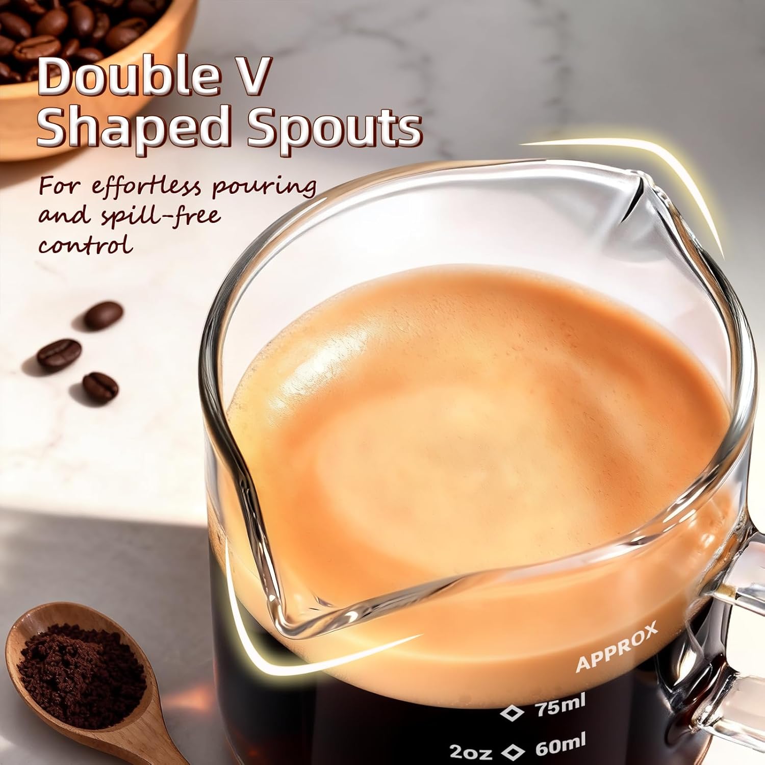 1/2pcs Espresso Cups 2.5oz Esp - Espresso Shot Glass recension och pris