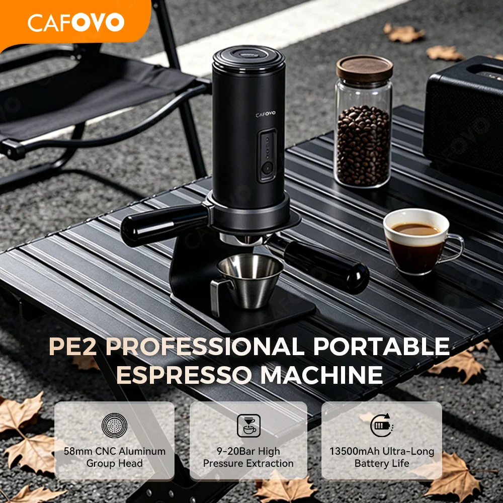 CAFOVO PE2 Wireless Portable E - Coffee Equipment For Camping recension och pris