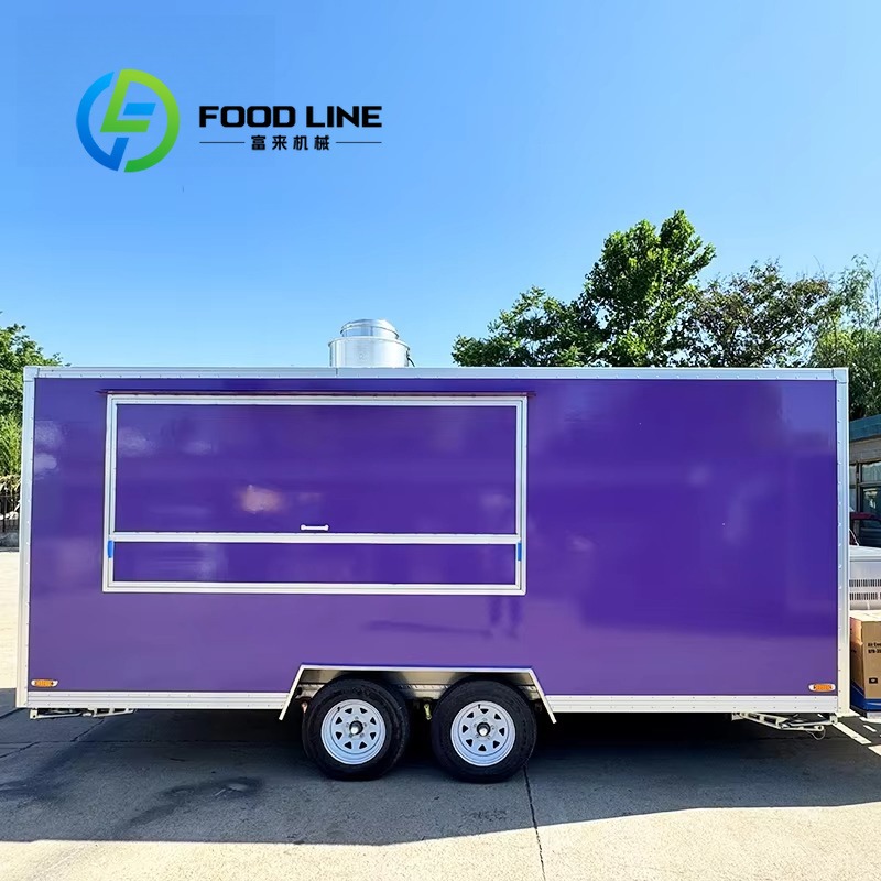 Custom Mobile Food Cart Traile - Coffee Van Equipment recension och pris