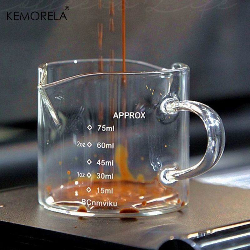 75/150ML Glass Measuring Cup W - Espresso Shot Glass recension och pris