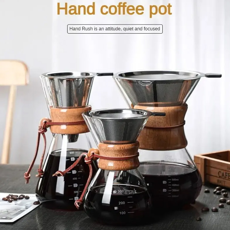 Hand Glass Coffee Kettle with  - Coffee Equipment Pour Over recension och pris