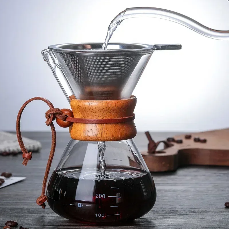 Hand Glass Coffee Kettle with  - Coffee Equipment Pour Over recension och pris