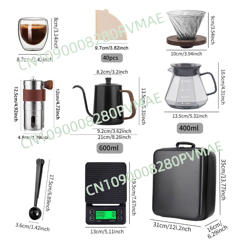 Hand pour-over coffee set outd - Coffee Equipment Pour Over recension och pris