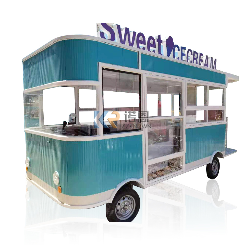 In Stock 5M Mobile Food Truck  - Coffee Van Equipment recension och pris