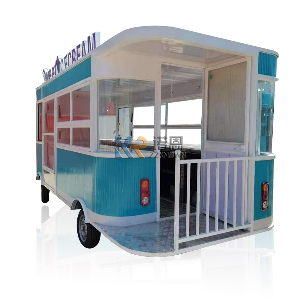 In Stock 5M Mobile Food Truck  - Coffee Van Equipment recension och pris